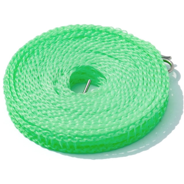 8 Meters Nylon Windproof Clothesline, Stable Load Bearing, Punch Free Installation, Convenient for Indoor Outdoor Use