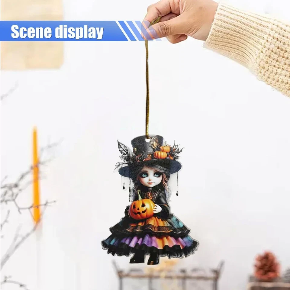 Car Mirror Hanging Accessories, Cute Car Rear View Mirror Charm, Acrylic Car Han