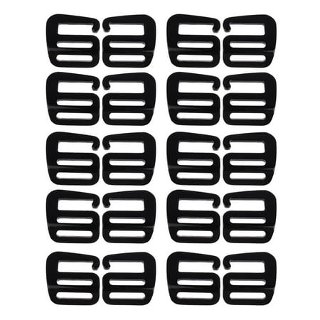 

20pcs Backpack g shaped hook Webbing Buckle Hardware lightweight