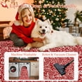 thumbnail image 3 of PureCozy Christmas Rug 2'x3' for Entryway, Small Kitchen Bathroom Red Rugs for Living Room Washable Soft Non-Slip Xmas Door Mat for Winter Hoilday Decor, Red, 3 of 5