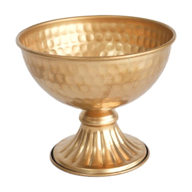 Maceta de hierro para flores, decorativa, para escritorio, regalo Altura 12 cm