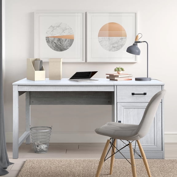 Graham 47" Writing Desk-Light Gray