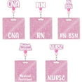 thumbnail image 7 of Glittering Name Card Holder Badge Holder Retractable Badge Reels for Doctor, 7 of 7