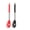 BLACK-RED, variant on Pack of 2 Silicone Pasta Fork, Kitchen Heat Resistant Noodle Spoon Server, BPA Free Spaghetti Strainer, Best Cooking Tools (GRAY-BLUE)