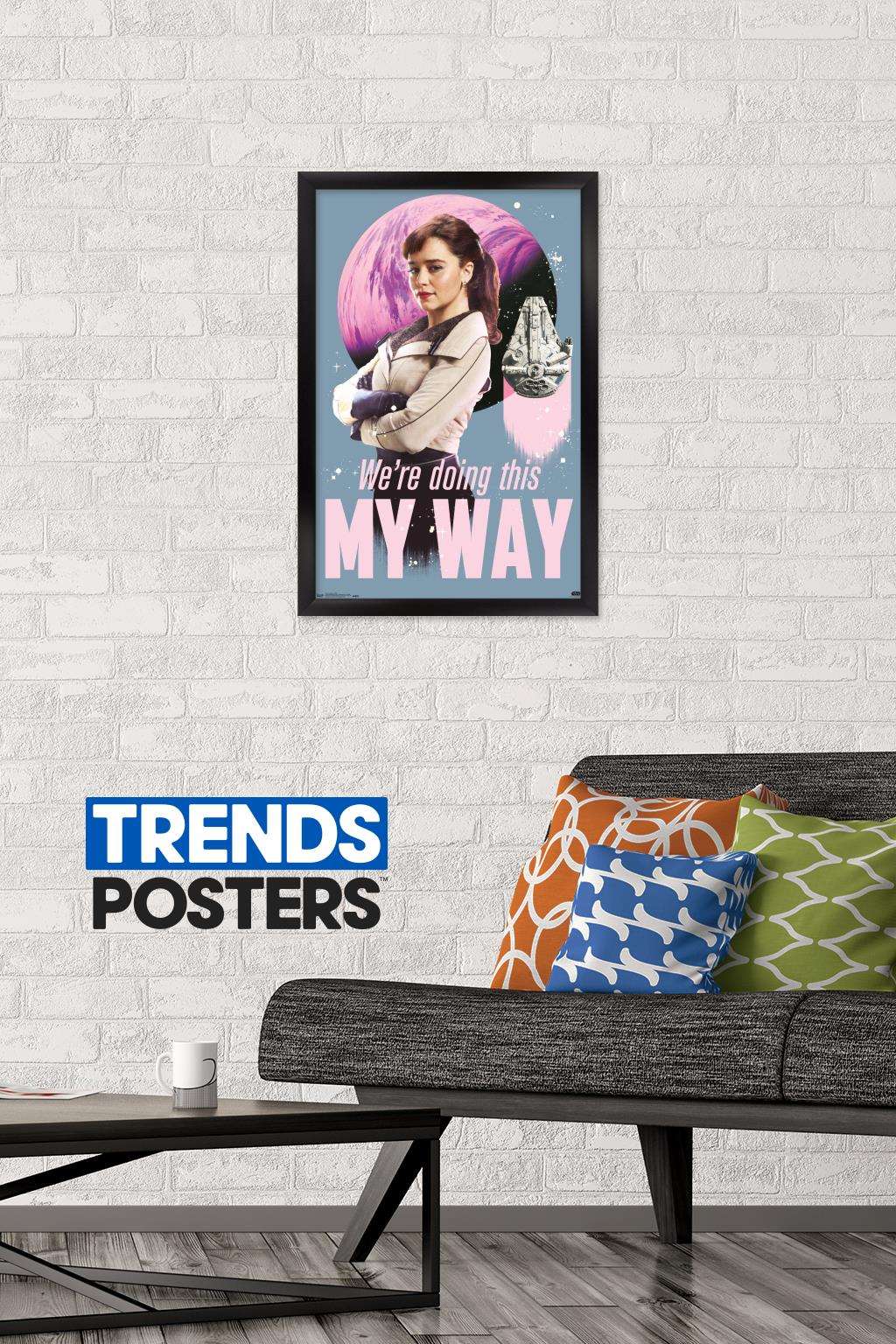 Star Wars: Solo - Qi'Ra Wall Poster, 14.725" x 22.375", Framed