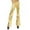 Gold, variant on Women's Shiny Metallic Flared Pants High Waisted Stretchy Bottom Wide Leg Pants Trousers 2xl Track Pants Soft Pants Women Casual Business Casual Pants for Women Tall Flare Dress Pants for