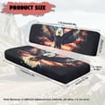 thumbnail image 7 of Yuyamidu Eagle UTV Bench Mule Seat Cover American Flag UTV Seat Cover Fit for Mule 3000 3010 3020 4000 4010 2001-2024 Full Protection Anti-Scratch, 7 of 7