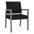 thumbnail image 1 of Pemberly Row Waiting Reception Guest Chair Wood Frame in Black, 1 of 5
