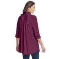 thumbnail image 2 of Woman Within Plus Size Button-Front Embroidered Tunic, 2 of 5