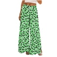 thumbnail image 2 of Runfenguu Hiking Pants Women, Travel Pants Women Fashion Women Printed Pants With Elastic Waist Casual Loose Pockets Pants, 2 of 8