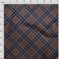 thumbnail image 3 of oneOone Viscose Jersey Fabric Tartan Check Printed Craft Fabric BTY 60 Inch Wide, 3 of 5