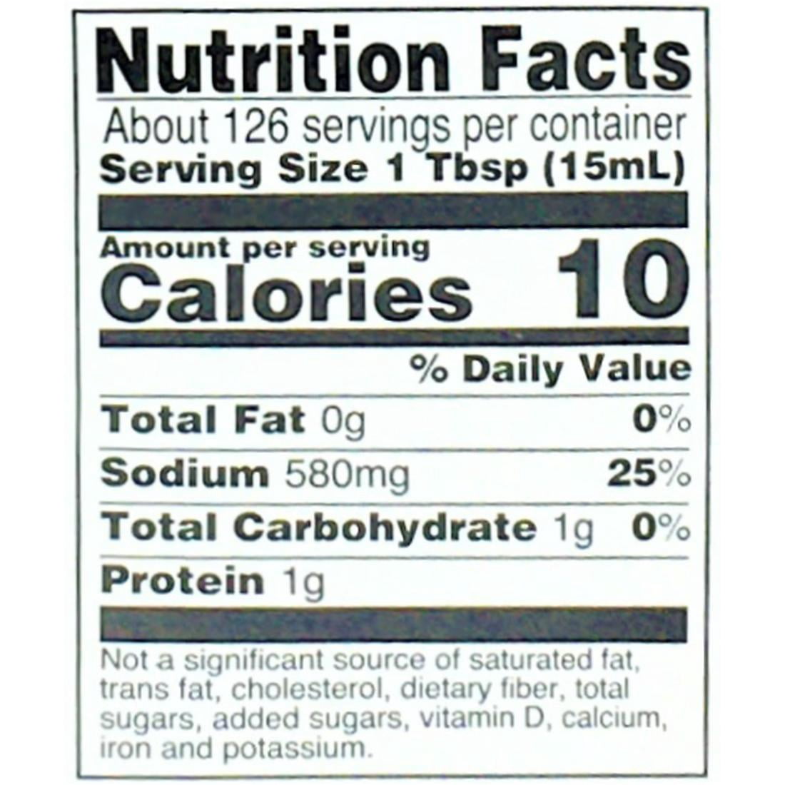 Kikkoman Gluten Free Traditionally Brewed Tamari Soy Sauce-40% Less Sodium 1.89L