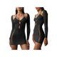 thumbnail image 4 of TRKIYQC Sexy ahueca hacia fuera el mini vestido de las mujeres de malla empalmada manga larga Halter cuello en V Bodycon vestido Club Sexy vestidos elegantes de verano femenino TRKIYQC perder, 4 of 7
