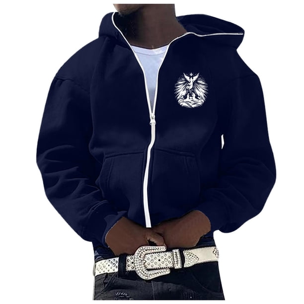 WILLBEST Sudaderas para Hombre, Chaqueta Informal De Invierno para Cualquier Ocasión. XGrande