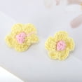 thumbnail image 5 of Unique Bargains Yarn Flower Shoelace Charms for Personalizing 1 Pair Yellow, 5 of 5