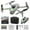 Gray, variant on WiFi FPV Drone With 4K HD ESC Camera Altitude Hold Mode Foldable RC Drone Quadcopter Fly Route Fly Altitude Hold Headless Mode