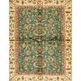thumbnail image 1 of Ahgly Company Indoor Rectangle Abstract Saddle Brown Oriental Area Rugs, 6' x 9', 1 of 6
