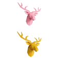 thumbnail image 1 of 2 Cabeza de Ciervo Decoración de Animal Moderno Colgante Ciervo, 1 of 9