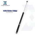 thumbnail image 3 of 19 Inch 147N/33Lbs Universal Gas Struts Shocks Lift Supports Lid Stay Black Car RV, 3 of 7