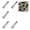 Small, variant on Anchor Shaped Sea Urchin Bait Sinker, Anti-Slip Locking Hook Saltwater Fishing Weight, 3/32 1/8 3/16 oz for Bottom Fishing Rig(Large,5PCS)
