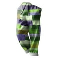 thumbnail image 2 of Clearance! Hontri Men's Pants Men's Summer Beach Drawstring Elastic Waist Pattern Color Block Geometric Pattern Breathable Soft Holiday Fashion Micro Elastic Pants Green,S, 2 of 4
