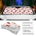 thumbnail image 5 of Fuzoiu Ladybugs And Flower Print Car Windshield Sun Shade,Block Uv Rays Sunshade,Foldable Front Window Sun Visor Protector for Car,SUV,Truck-Keep Vehicle Cool-Ladybugs And Flower, 5 of 8