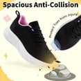 thumbnail image 2 of CZV Boys Girls Shoes Kids Sneakers with Non-Slip Breathable Lightweight Tennis Athletic Running Black Shoes for Little Kid & Big Kid, 2 of 8