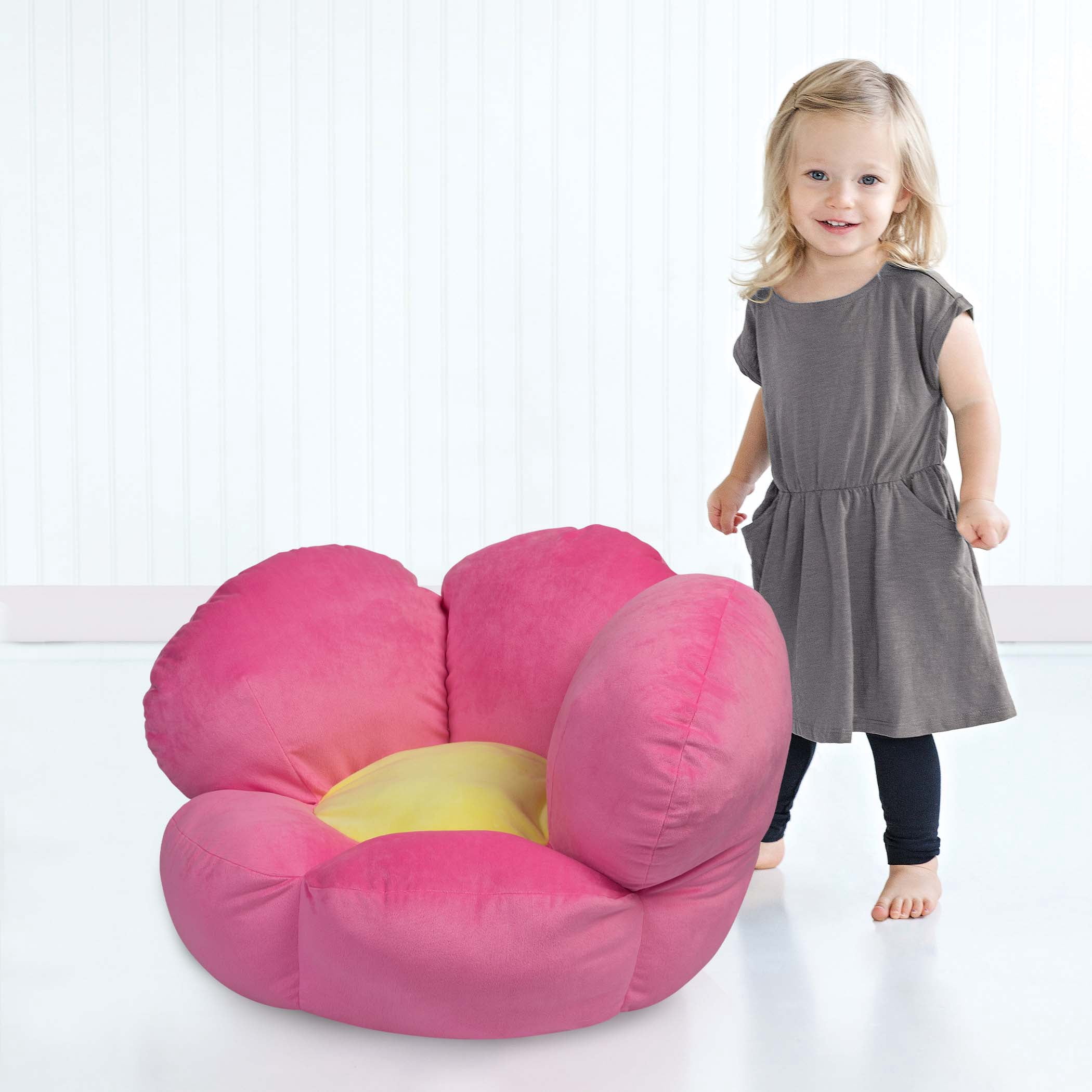 Children's Plush Flower Character Chair