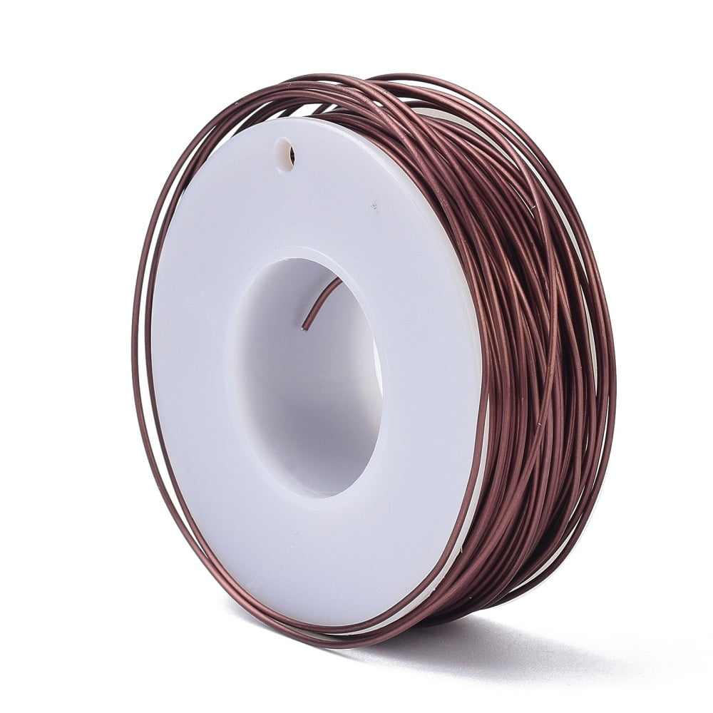 Aluminum Wire Bendable Metal Craft Wire Round Mixed Color 20 Gauge(0.8mm)~12 Gauge(2mm) about 16.40~118.11 Feet(5m~36m)/Roll