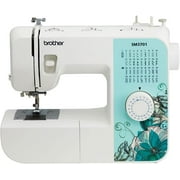 Brother 37-Stitch Free Arm Sewing Machine, 12" x 5.8" x 15.3", White