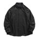 thumbnail image 4 of Ceisia Men's Casual Solid Color Long Sleeve Button-Down Shirt Black XL Gifts, 4 of 9
