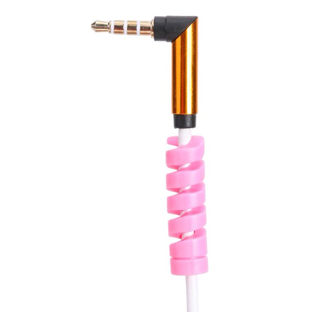 Protector Saver Cover para iPhone Android Cargador USB Cable Sleeve (Rosa) Sywqhk Accesorios para autos y motos