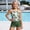 X-Green194, variant on YMNXA Big Kids Girls Swimsuits Sleeveless Coconut Tree Print Bikinis Comfortable Fashion Swimwear For Holiday Vacation Beach Black 5-6 Years