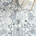thumbnail image 6 of SAFAVIEH Trace Giuseppe Floral Area Rug, Grey/Ivory, 8' x 10', 6 of 8