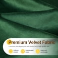 thumbnail image 4 of ROFIEJOX Rectangular Yoga Bolster Pillow, 25" x 12" x 5" Restorative Yoga Cushion with Removable Machine-Washable Velvet Cover and Carry Handle, Green, 4 of 7