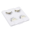 thumbnail image 2 of 2 pares de pestañas postizas naturales, densas, reutilizables, autoadhesivas, 3D, para salones de belleza caseros LD2203, 2 of 14