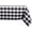 Black & White, variant on Buffalo Check Collection, Classic Farmhouse Tablecloth, 52 x 52, Black & White