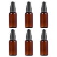 thumbnail image 1 of 6pcs 40ml Empty Plastic Dispenser with Pump for Storage Essential Oils Shower Gel Cosmetic Lotion(Brown), 1 of 7