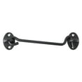 thumbnail image 7 of 6 Inch Cabin Hook Stainless Steel Eye Hook Latch w Screws for Door Cupboard Shed Gate Window Black, 7 of 7