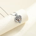 thumbnail image 4 of Latest Heart Cremation Jewelry Tree of Life Urn Ashes Necklace for Women Men Loved One Memorial Jewelry Heart Locket That Holds Ashes Ashes Necklace Keepsake Memorial Ash Jewelry, 4 of 8