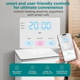 thumbnail image 2 of SereneLife Rectangular Towel Warmer Bucket, Large Capacity, Single-Touch Towel & Blanket Warmer with Built-in WiFi, Silver, 2 of 7