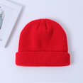 thumbnail image 3 of Mightlink Winter Warm Unisex Soft Knitted Beanie Hat Solid Color Street Outdoor Sport Cap, 3 of 7