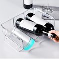 thumbnail image 4 of Support Empilable pour Bouteilles de Vin Durable et Épais, Support de Rangement pour Bouteilles avec Boucle, Support de Bouteilles de Boissons 2 2 Compartiments, 4 of 9