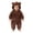 c51-Coffee, variant on KPOPLK Baby Bear Ear Hooded Romper 0 3 6 9 12 18 Months Fuzzy Fleece Onesie Jumpsuit for Infant Toddler Winter Warm Outfit(Brown,0-3 Months)