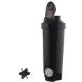 thumbnail image 3 of Pro Impact Shaker Cups for Protein Shakes – 24.5 Oz Protein Shaker with Carabiner Hook – Leakproof Impact Resistant Shaker Bottles for Protein Mixes – Protein Shake Blender for Gym, On The Go - Black, 3 of 8