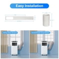 thumbnail image 5 of WIYTAMO Portable Air Conditioners 10000 BTU, Room AC Unit with Remote Control, Built-in Heater, Dehumidifier, Fan Mode, Cools up to 450 Sq. ft.(6450 BTU SACC), 5 of 9