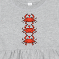 thumbnail image 4 of Inktastic Crab Lover Girls Baby Dress, 4 of 5