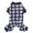 Black And White, variant on Shengshi Windproof British Plaid Dog Sweater Winter Coat Buffalo Plaid Dog Pajamas Cold Weather Dogs Jacket For Puppy Small Doggie Maltese Puppy Black And White S