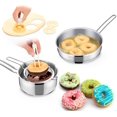 thumbnail image 2 of MEISO Donut Maker 2 Pack Plastic Donut Cutter Set with Dipping Pliers and Hole Punch for Frying and Baking, 2 of 7
