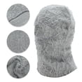 thumbnail image 3 of Unique Bargains 1 Pc Warm Face Mask Knitting Balaclava for Cycling Light Gray, 3 of 6